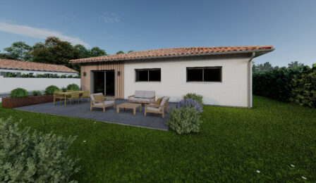 votre maison de 100m2 sur un terrain de 1600m2 sur la commune de La Sauvetat-sur-Lède au prix de 269000&euro; avec Alpha Constructions